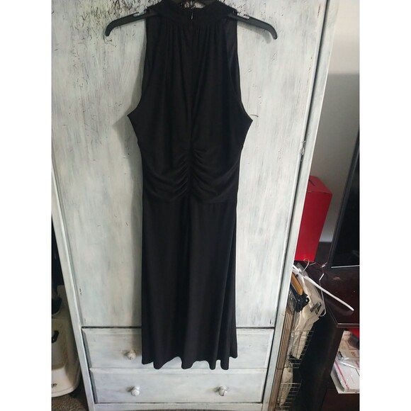 Jessica Howard Sleeveless V-neck Dress Black Size 6 Classic Vintage Y2K - Picture 8 of 11